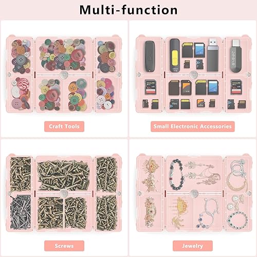 Vista 16 de FYY - 2 pastilleros diarios con 7 compartimentos para pastillas, para viaje, diseño plegable, para guardar vitaminas, aceite de hígado de bacalao