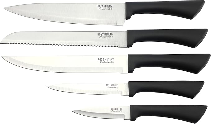Set Cuchillos Cocina 5 Piezas Acero Inoxidable miniatura 2