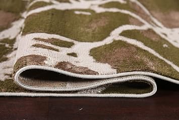 Abstract Transitional Green Turkish Area Rug Turkish Carpet 10x13