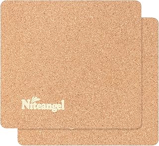 Niteangel Hamster Chamber's Protective Cork Mat: Fit for Removable Lid of Hamster 2-Chamber or Rectangular 3-Chamber Maze House only (for 2-Chamber Small)