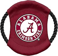 Vista 4 de Littlearth NCAA Unisex NCAA Sock Monkey and Flying Disc Pet Toy Combo Set