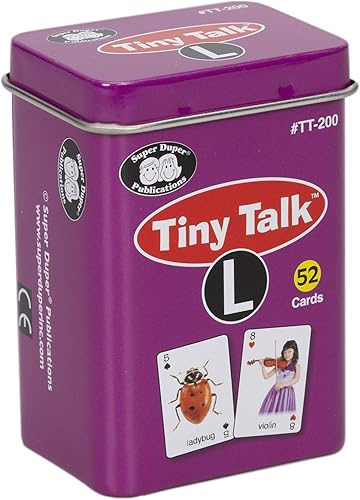 Super Duper Publications  Tiny Talk Articulation and Language L Sound Photo Flash Cards  Recurso educativo para niños