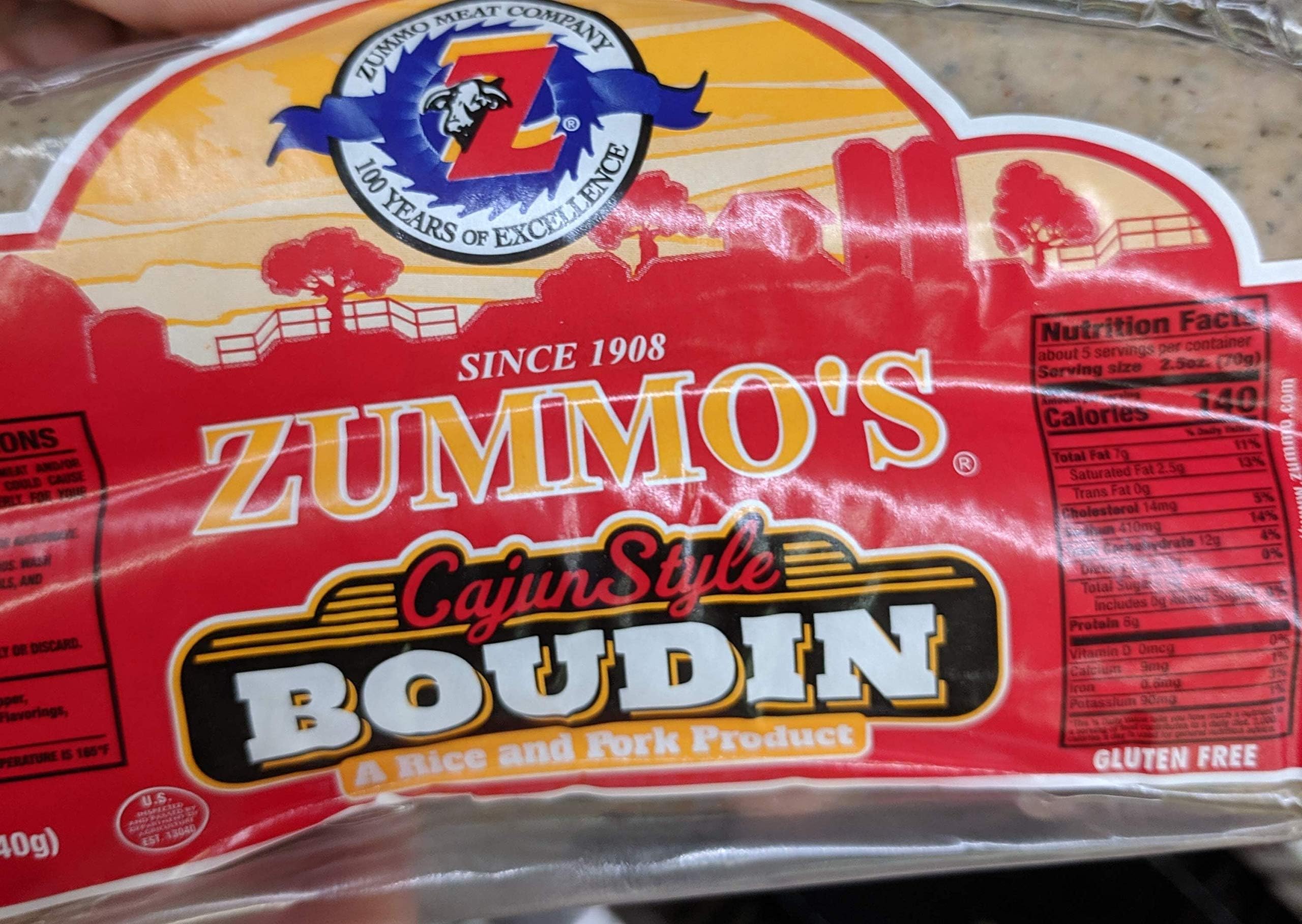 Zummo's Boudin Sausage 12 Oz (4 Pack) Grocery & Gourmet Food
