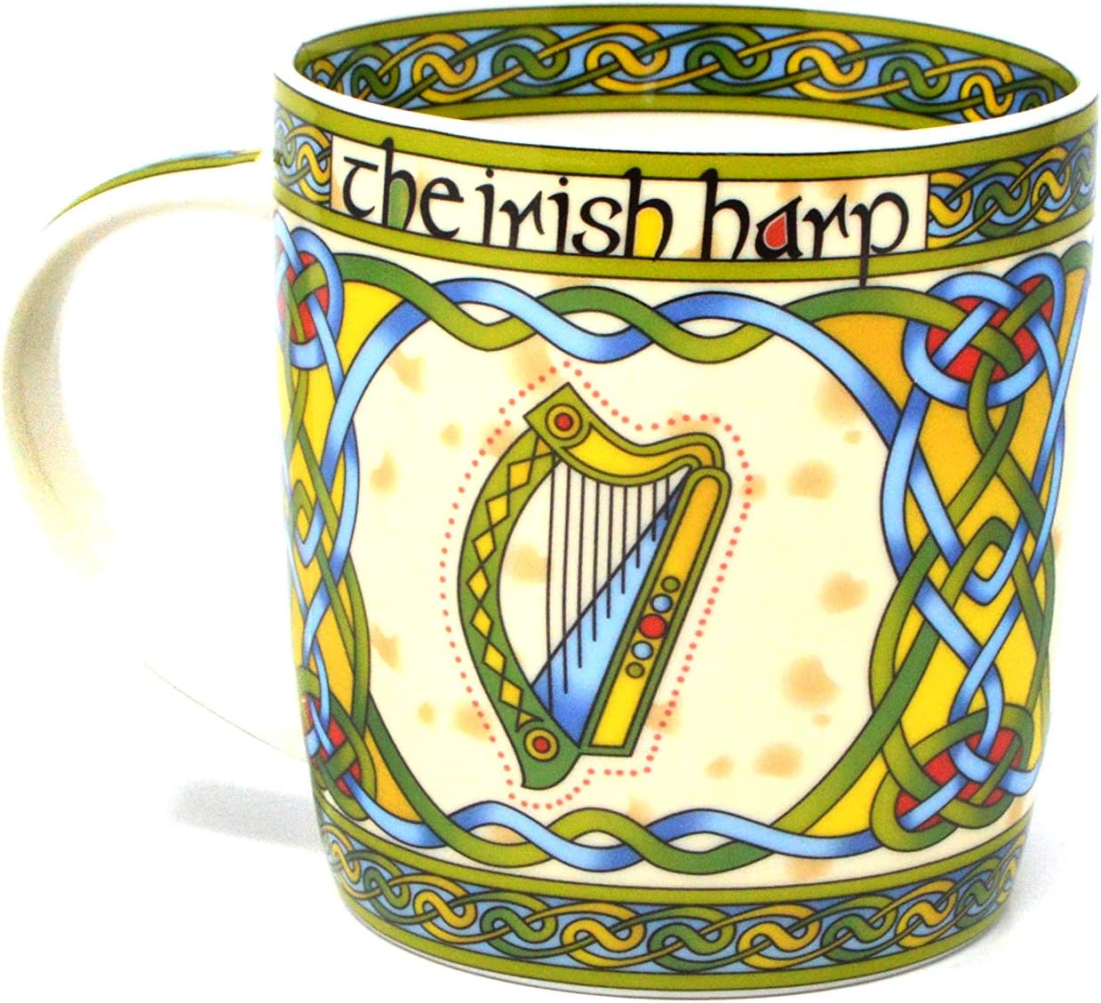 Irish Harp bone china mug - Irish gift designed in Galway Ireland