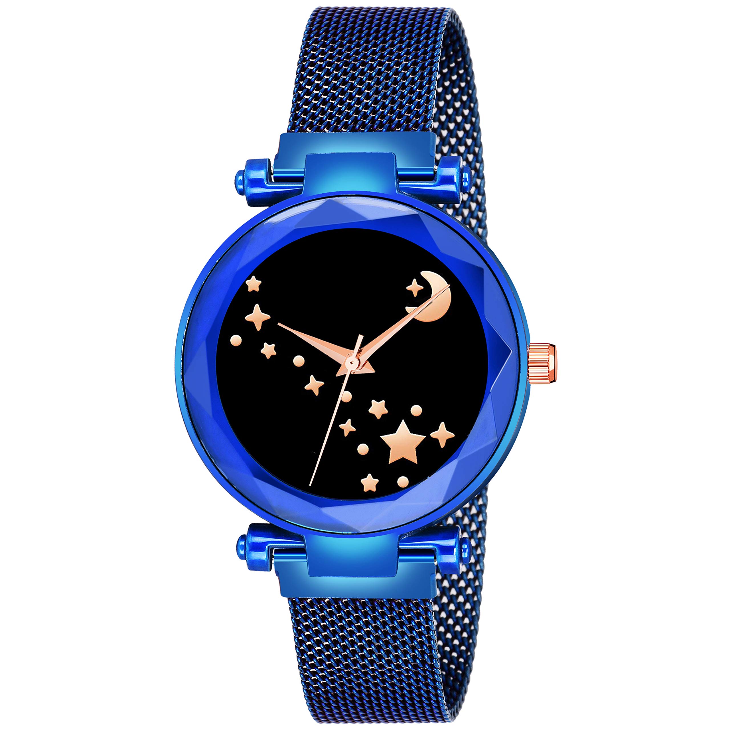 Talgo Round White Dial Magnatic Mesh Strape Analogue Magnet Wrist Watch for Women and Girls (White Mina - Rose Gold) (B08YR653MK) Amazon Price History, Amazon Price Tracker