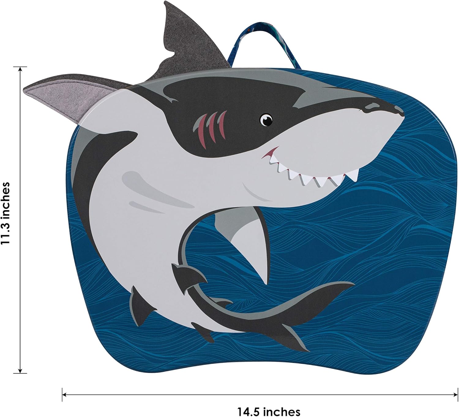 LapGear Lap Pets Lap Desk for Lil’ Kids - Shark - Fits up to 11.6 Inch Laptops - Style No. 46753 : Everything Else
