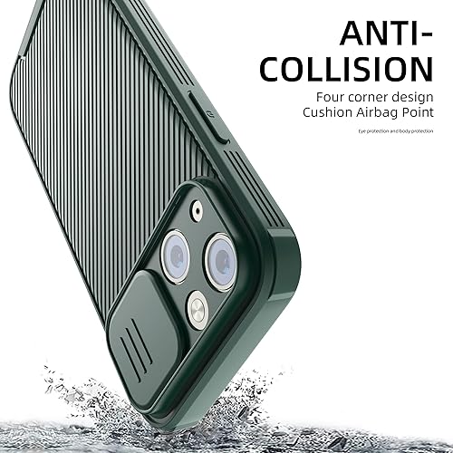 Miniatura 4 de Hitaoyou Funda magnética para iPhone 13 Mini, funda protectora de cámara para iPhone 13 Mini compatible con carga MagSafe con cubierta deslizante