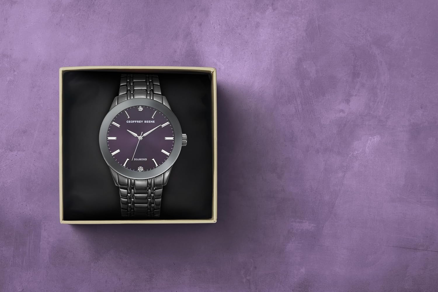 Geoffrey Beene Men's Metal Dress Watch Classic Quartz, Elegant Design, Water-Resistant - Image 3