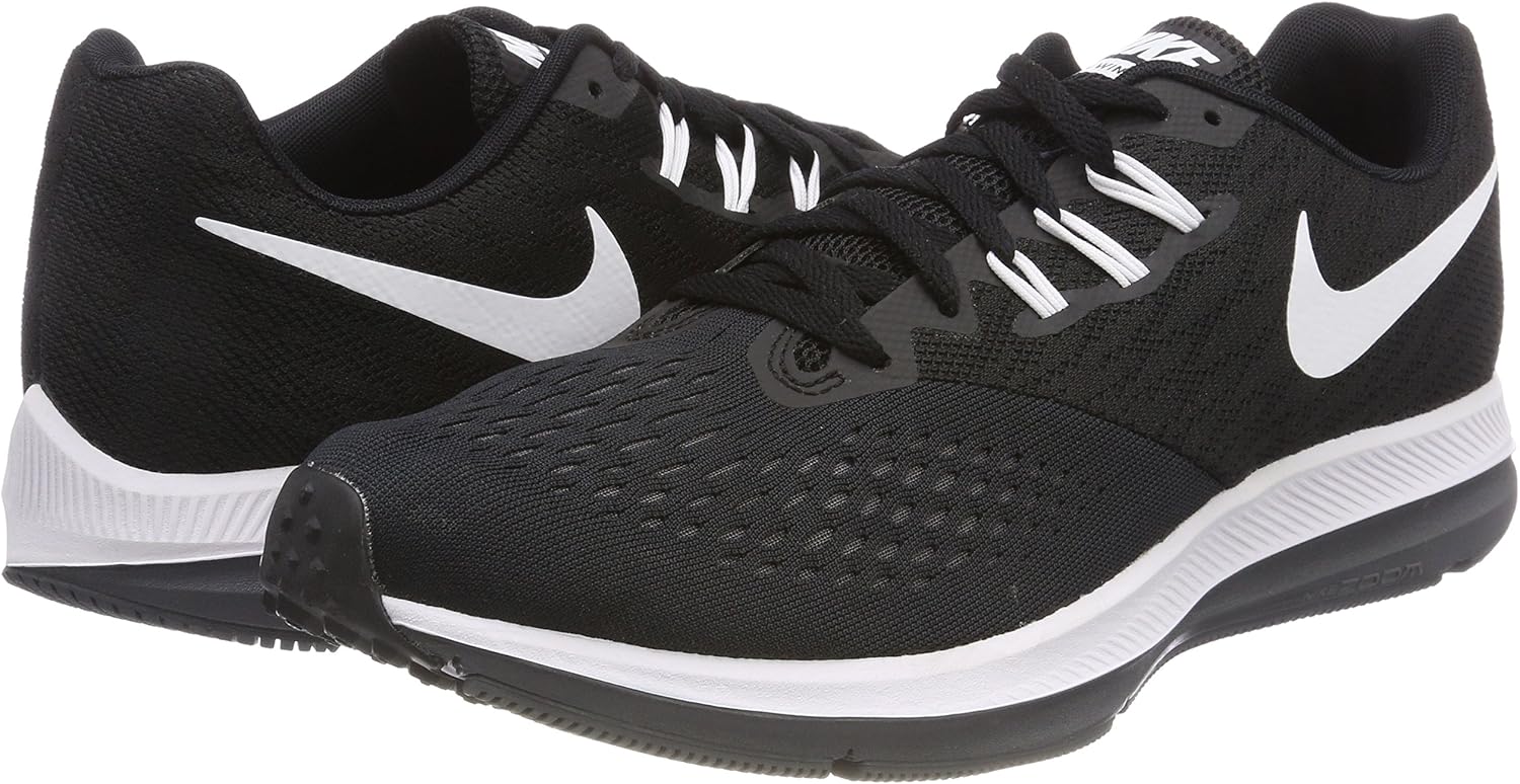 Nike Wmns Air Zoom Winflo 4, Zapatillas de Running Mujer, Negro  (Black/white-dark Grey), 36 EU : Amazon.es: Zapatos y complementos