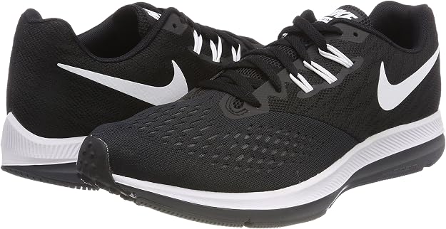 Nike Wmns Air Zoom Winflo 4, Zapatillas de Running Mujer, Negro  (Black/white-dark Grey), 36 EU : Amazon.es: Zapatos y complementos