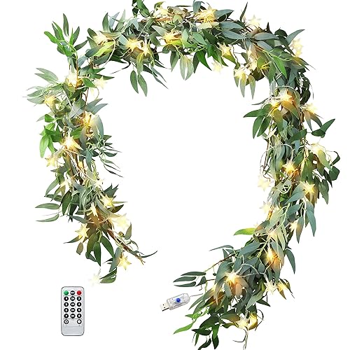 Enchanting Decor: Pair of Flexible Rustic Willow Garlands Adorned with