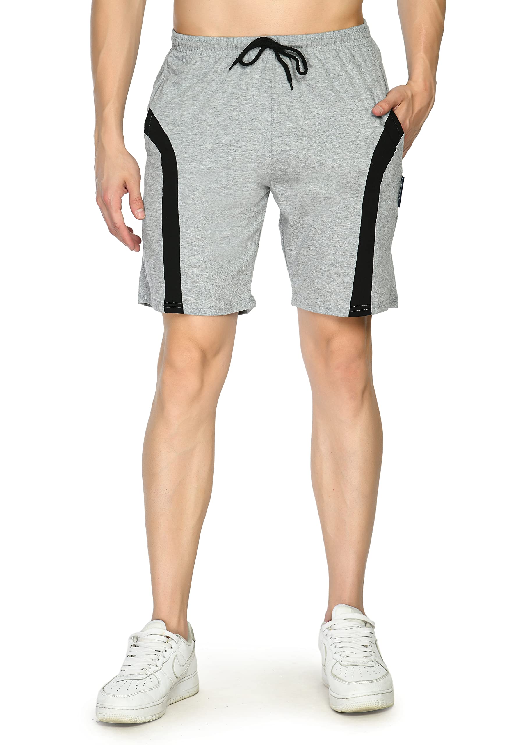 Mens Solid Cotton Regular Stylish Bermuda Shorts (Pack of 1)-image-11