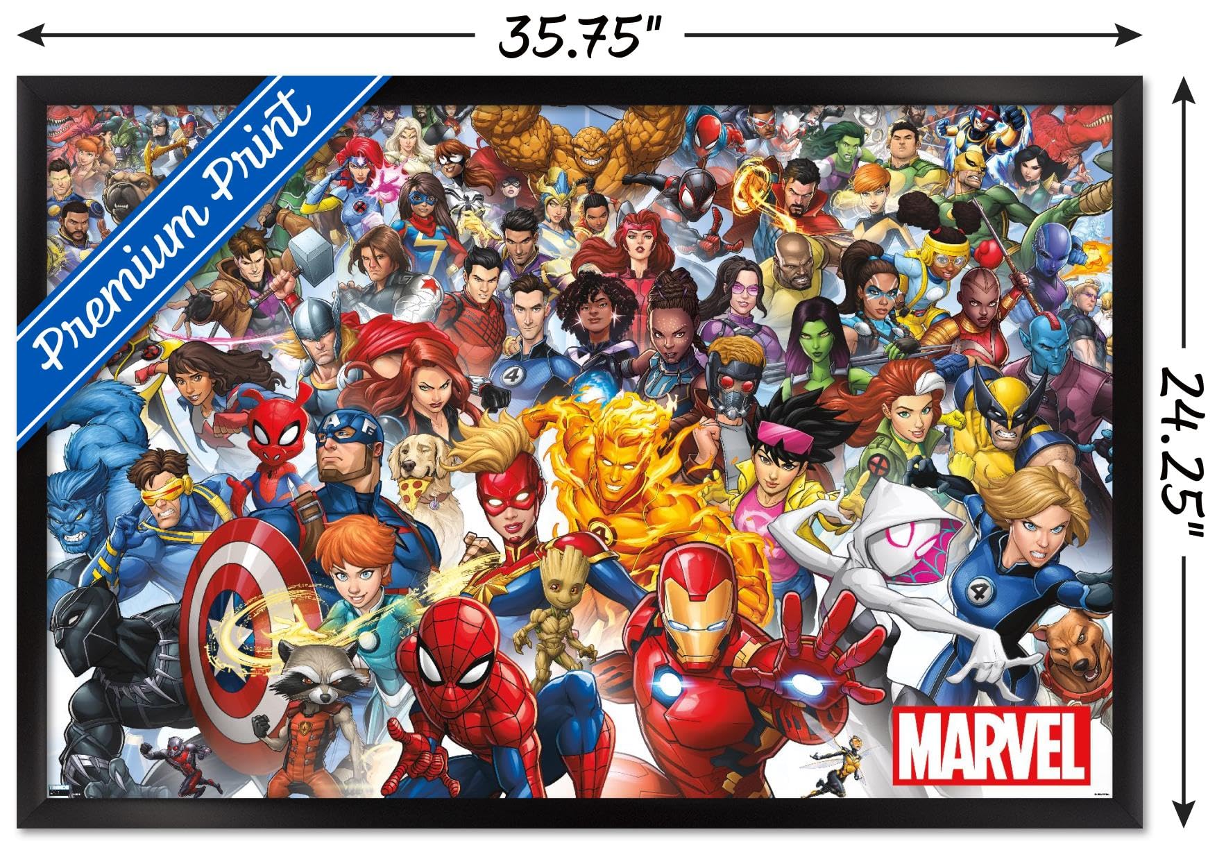 Marvel Comics - The Marvel Lineup 2023 Wall Poster : Amazon.ca: Home