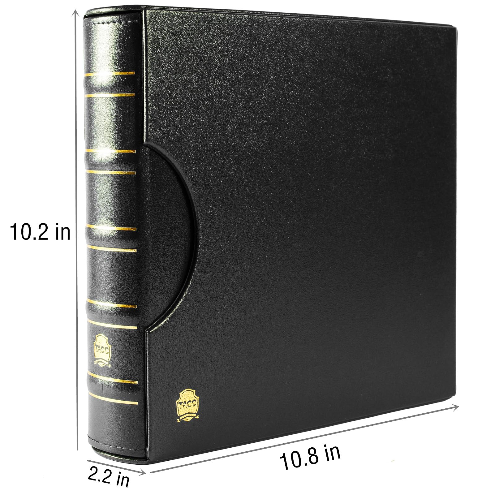 Ettonsun Professionelles Münzsammelbuch mit 250 Fächern, 4,6 x 4,1 cm, Münzfach, Sammelhalter, Zubehör, Münzaufbewahrung, Album, Ordner für Sammler (schwarz)