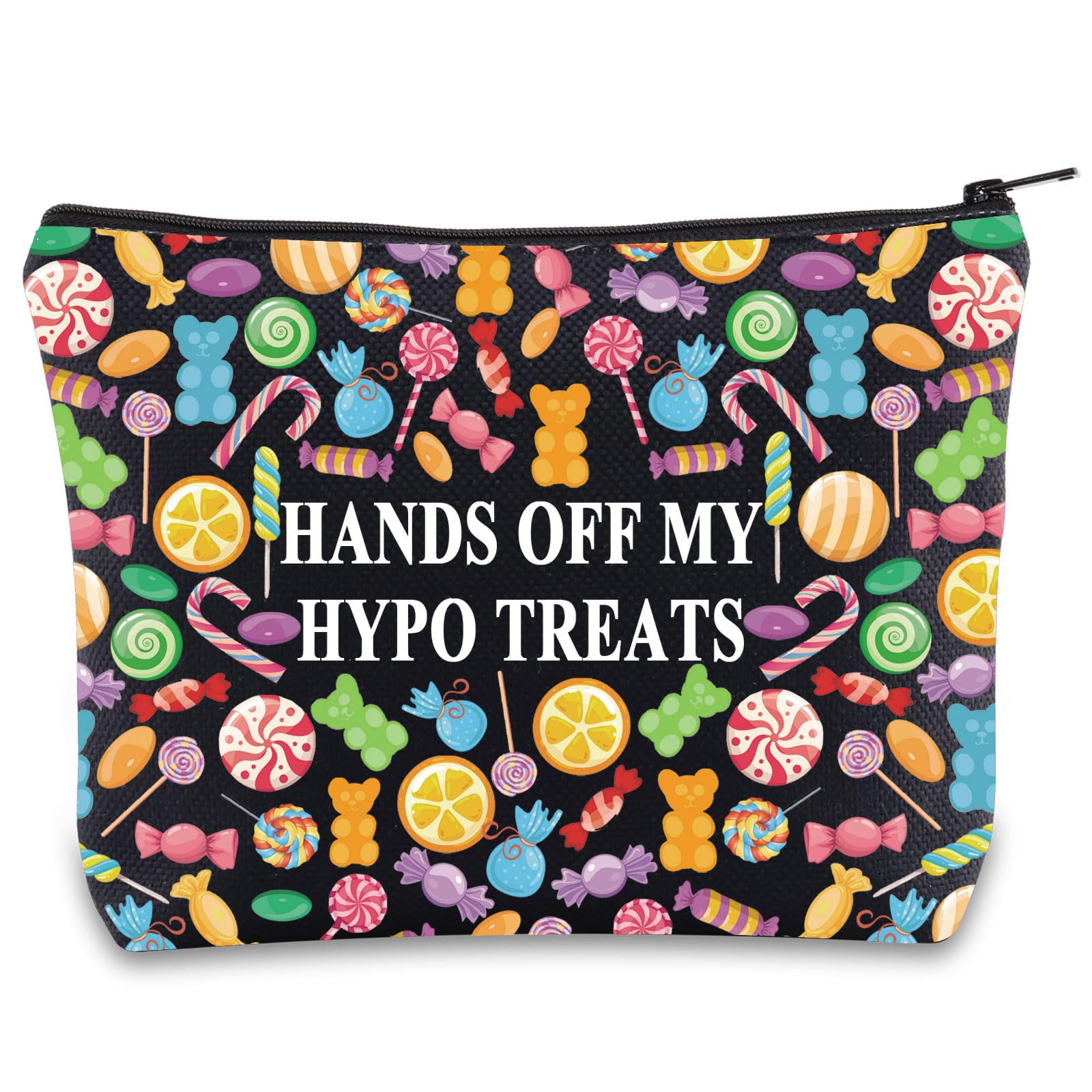 Type 1 Diabetes Snack Bag Emergency Snacks Kit Hands Off My Hypo Treats T1D Warrior Gift Diabetic Supply Kit (Hands Off blmb1)