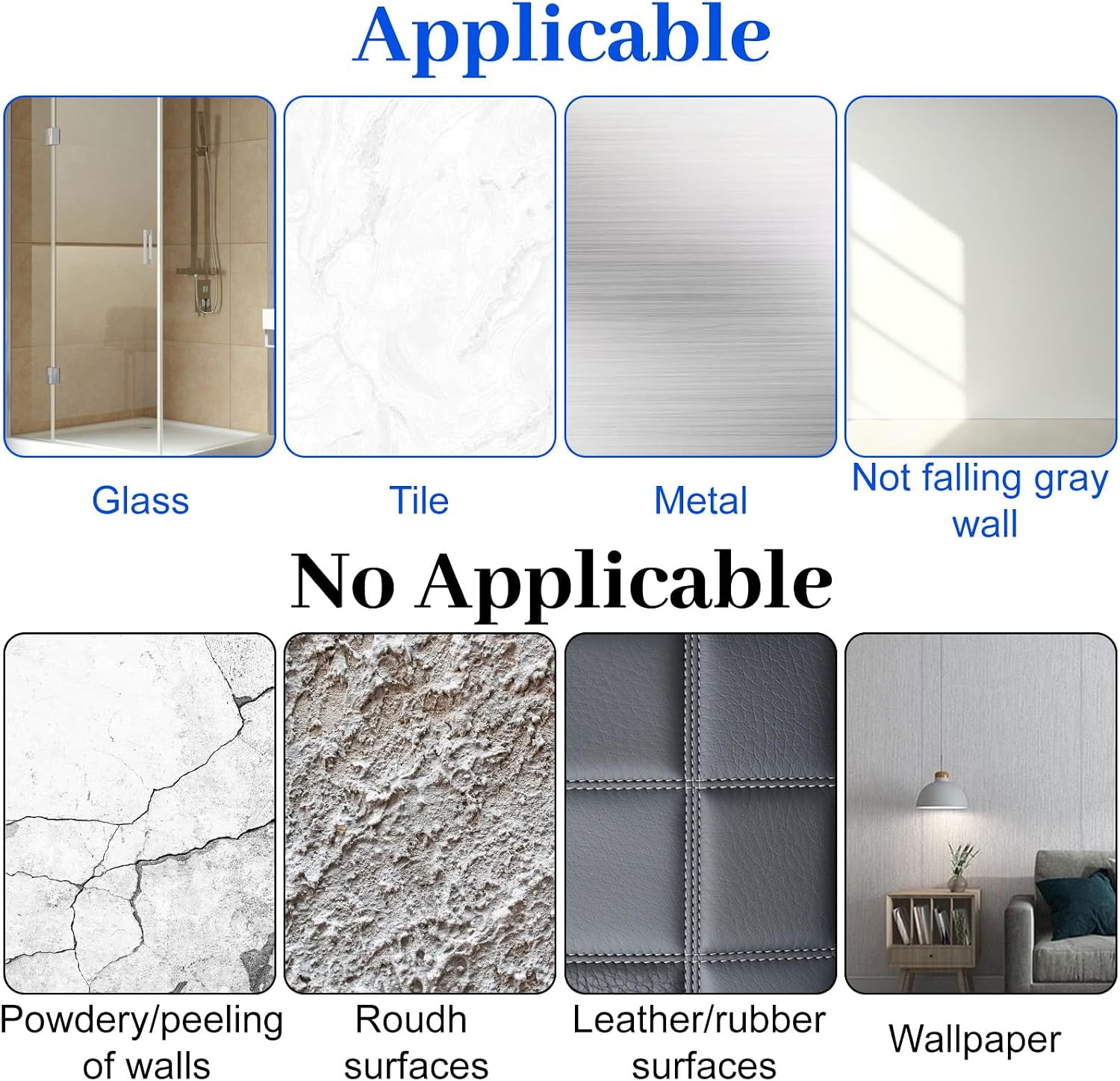Sibba Wipe Holder for Bathroom, Wall-Mounted Tissue Box Acrylic Dispenser image 4