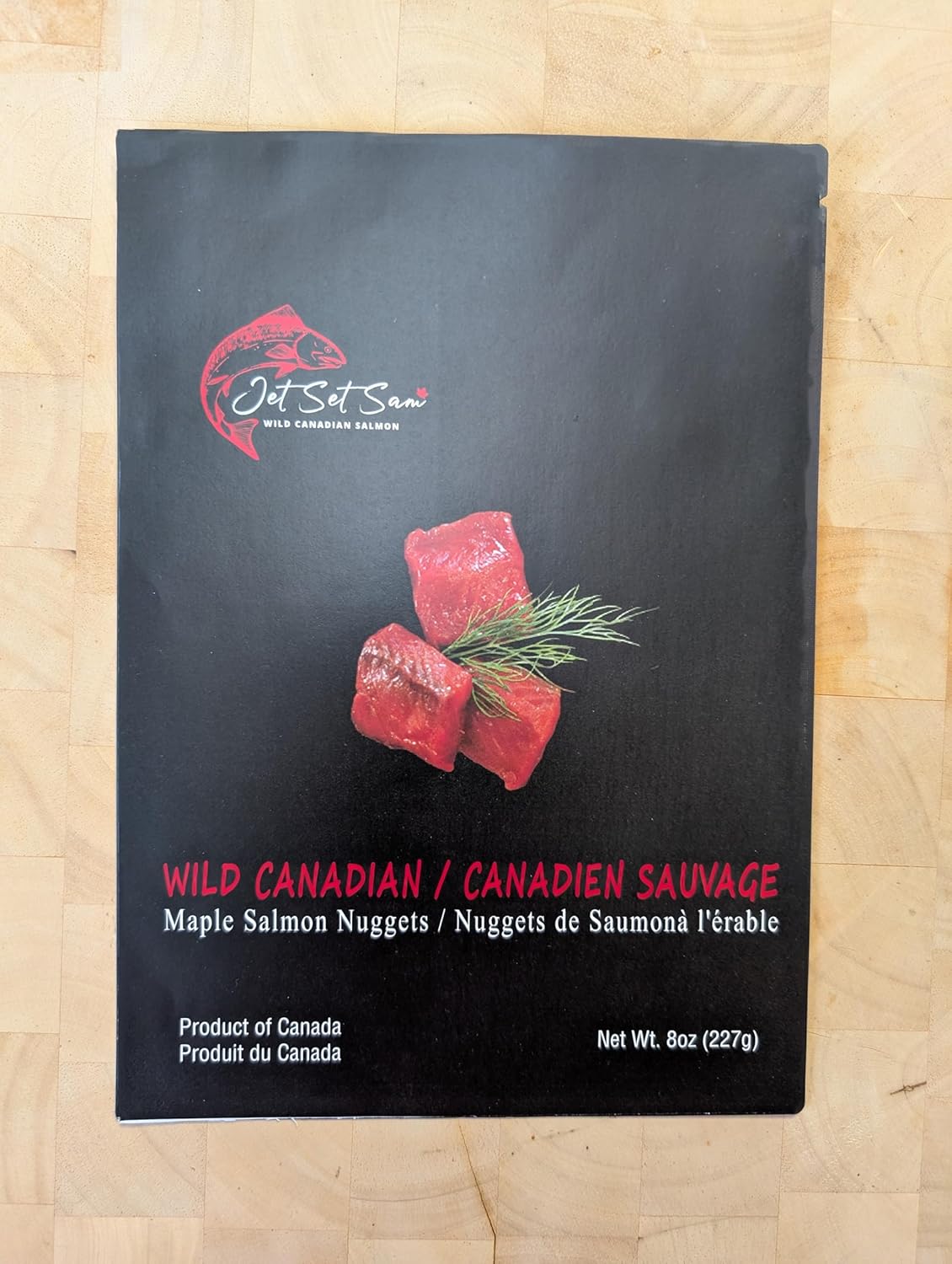 Wild Canadian Smoked Sockeye Salmon Nuggets – Maple Flavored | Premium Hot Smoked Salmon Bites | Gourmet Seafood Snack | Ready-to-Eat, High Protein, Made in Canada (1 Lbs)