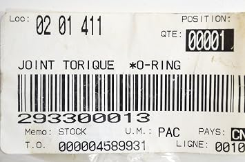Ski-Doo New OEM O Ring, 293300013