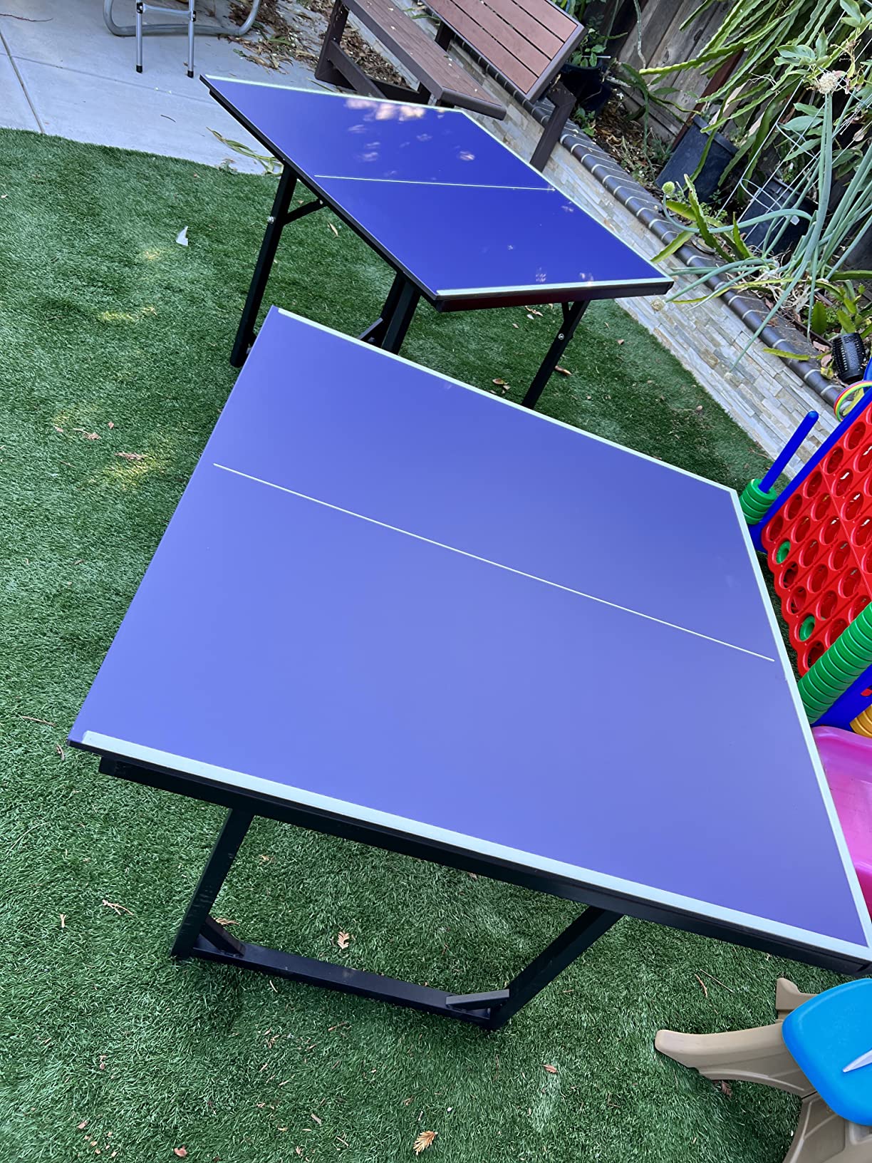 26/mo Finance GYMAX Folding Table Tennis Table, Portable Free