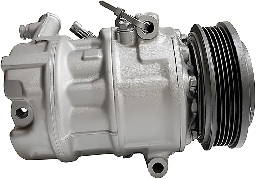 Miniatura 2 de Compresor de CA RYC y embrague de A/C FG570 (se adapta a Chevrolet Cruze 1.4L 2016, 2017, 2018, 2019. Estilo del compresor: PXC14. No es compatible