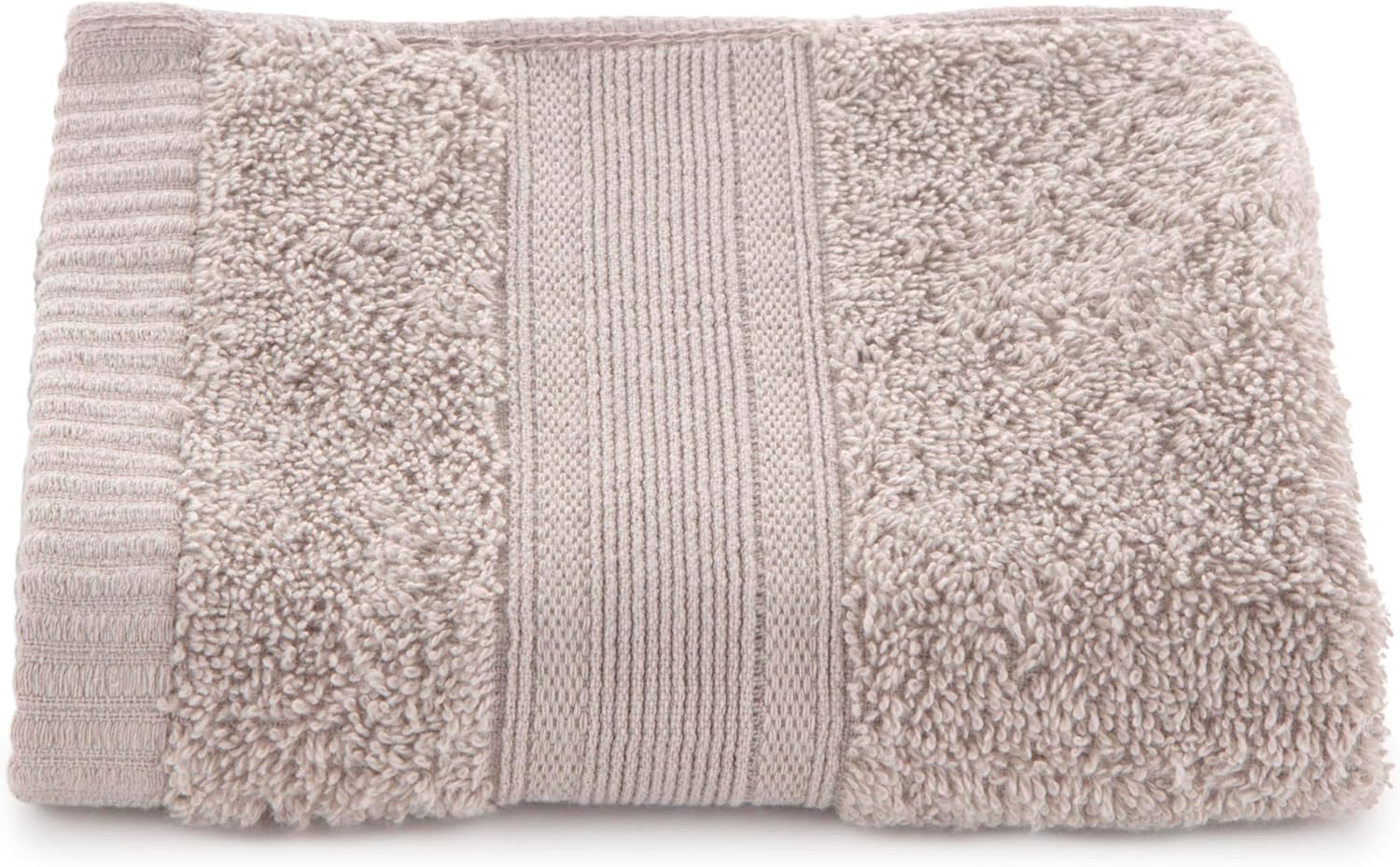 Martex Clean Essentials Low Lint 6-Piece Towel Set, 2 Bath Towels, 2 Hand Towels, 2 Washcloths - 100% Cotton - Anti-Allergen, Super Soft and Durable - Highly Absorbent Towels for Bathroom (Sand) - Image 2