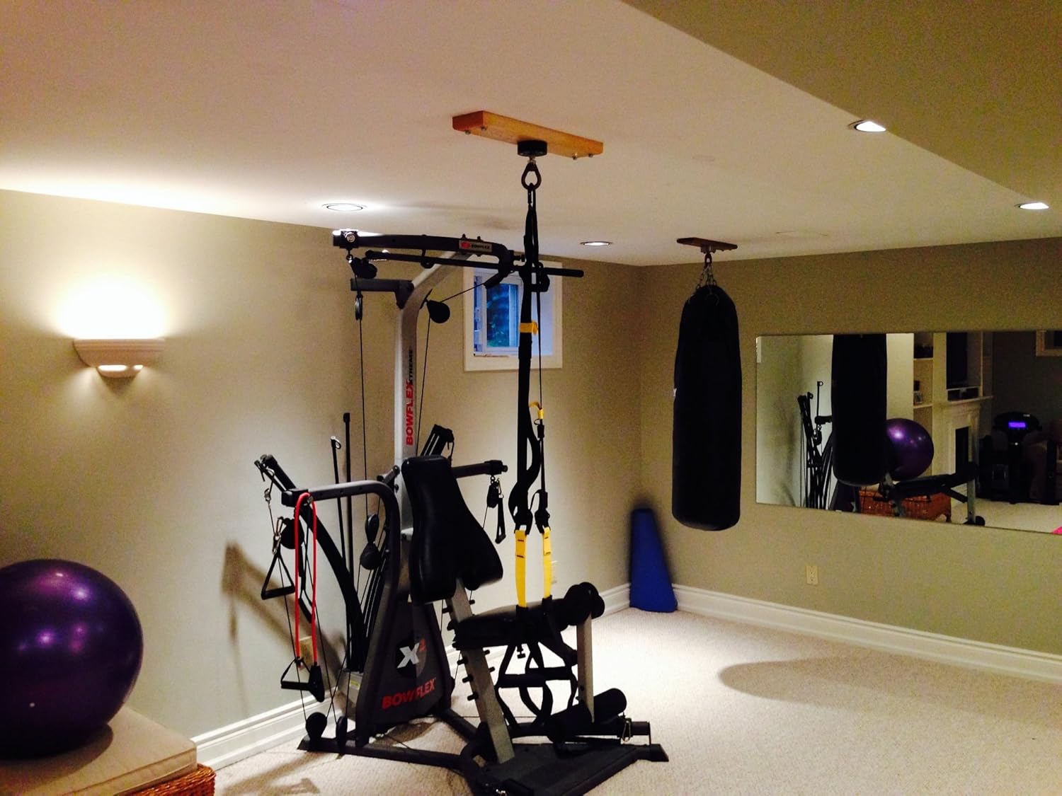 The Silencer Heavy Bag Mount, Safely Mount Heavy Punching Bags up to 300lbs in Any Room. Reduce Noise & Vibration 58% - Increases Structural Strength. Built for Professionals with Precision Bearing.