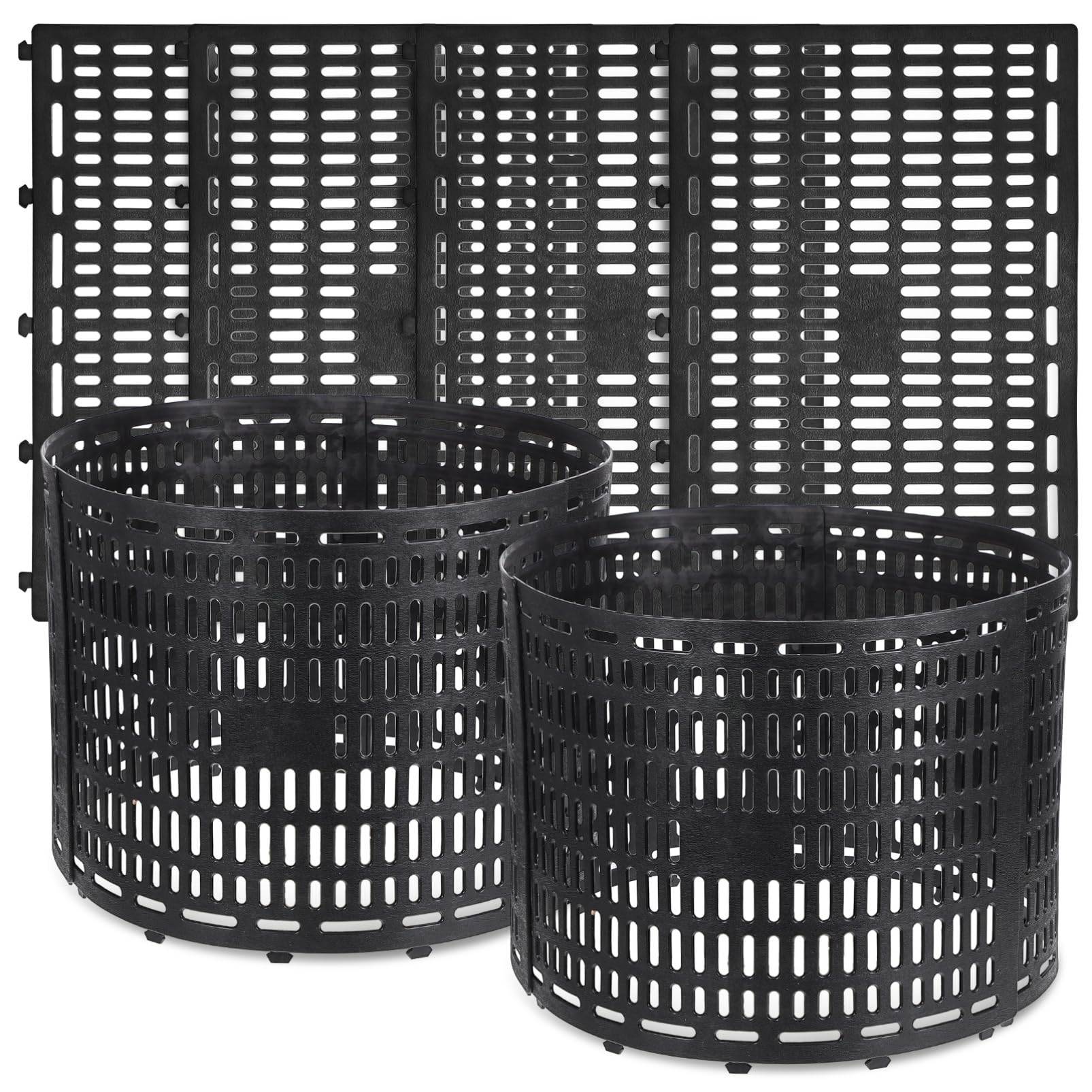 Protection arbre plastique pour jeunes arbres anti-animaux 8pc