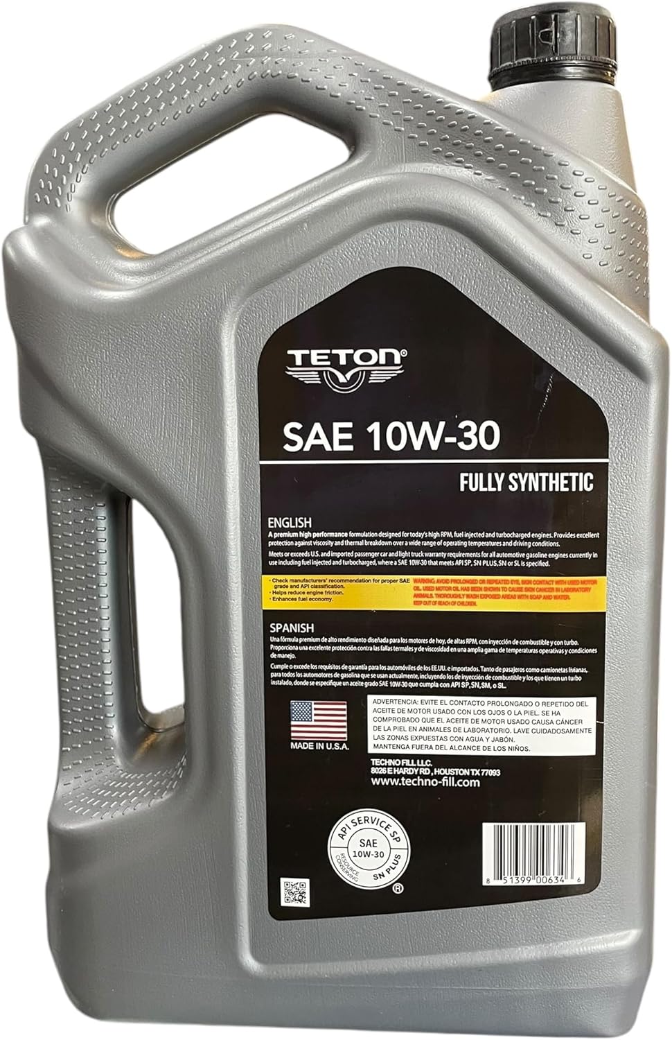 5W-20 Advanced Full Synthetic High Performance Advanced Motor Oil API SP ILSAC GF-6A 5 Quarts 4.73L Made in USA For Gasoline Engines (1)