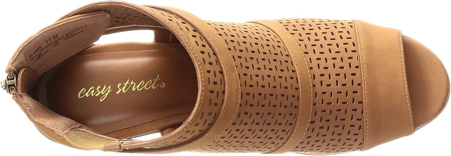 Easy Street Women's Carrigan Ankle Boot, Tan, 6.5 Wide - Image 5