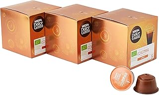 NESCAFE Dolce Gusto Colombia Sierra Nevada Lungo Coffee Pods - total of 36 Coffee Capsules - Organic Coffee - Coffee Intensity 5 (3 Packs)