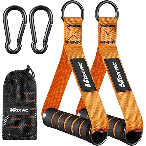 Cable Handles Gym Equipment, Heavy Duty Resistance Band Handles, Replacement Exercise Handles for Cable Machine, Pulley System, Strength Trainer, Pull Down Workout, Home Gym Cable Attachments