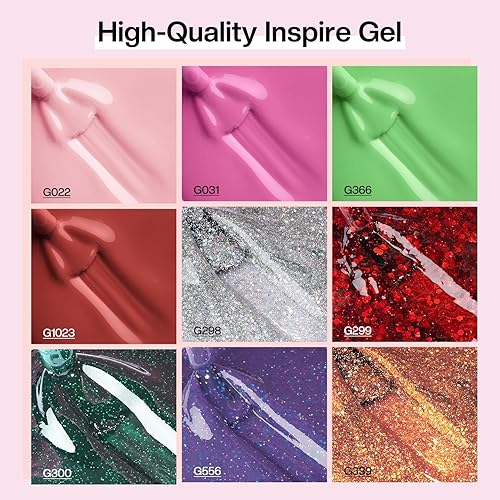 Miniatura 4 de Morovan Kit de uñas acrílicas para principiantes todo kit profesional de uñas acrílicas con todo kit de iniciación de uñas de bricolaje, juego de