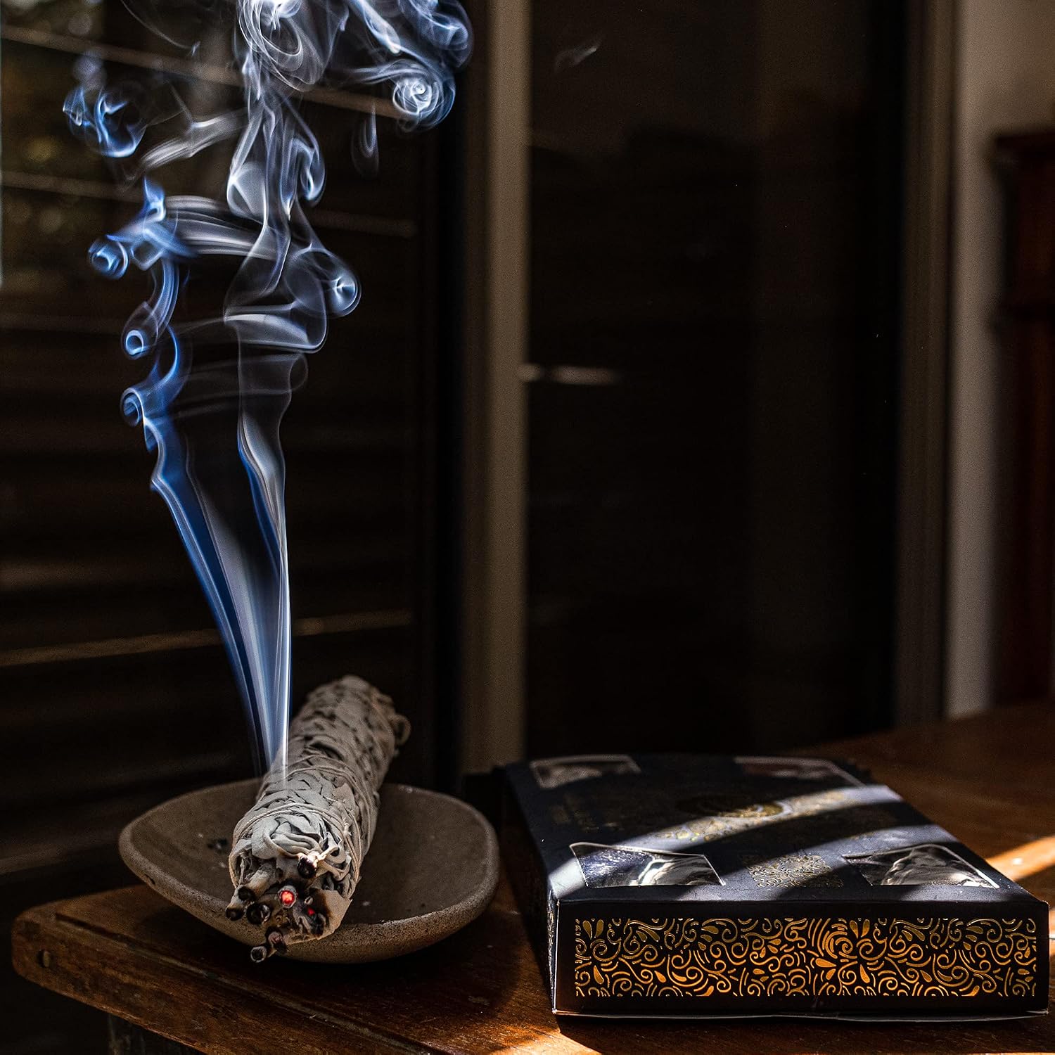 California White Sage Smudge Kit 9 Inch (4 Pack) — White Sage Smudge Sticks. Sage for Cleansing House Negative Energy, Meditation, Yoga — Sage Dried, Grown and Packaged in The USA