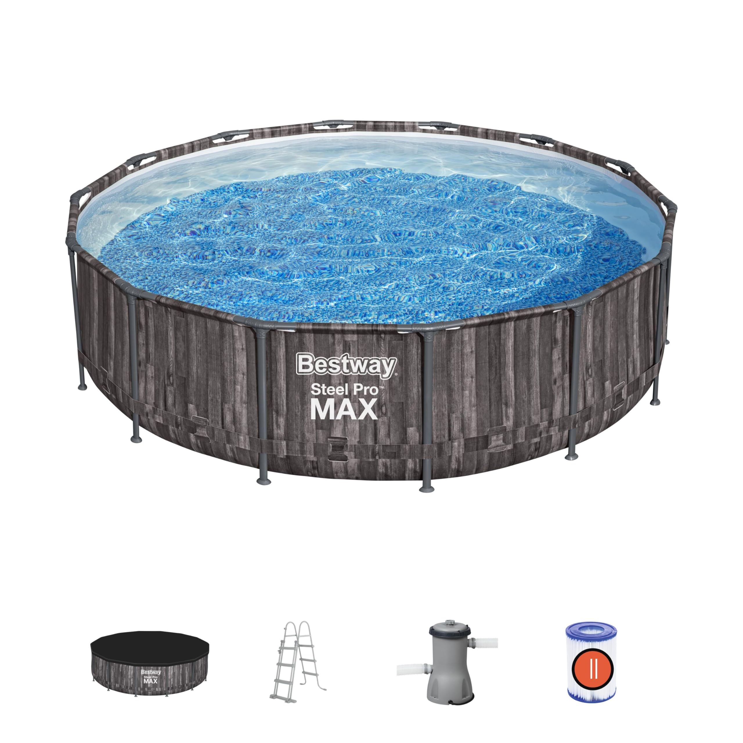 Bestway Piscine Fuoriterra, 14' x 42"/4.27 m x 1.07 m Pool Set