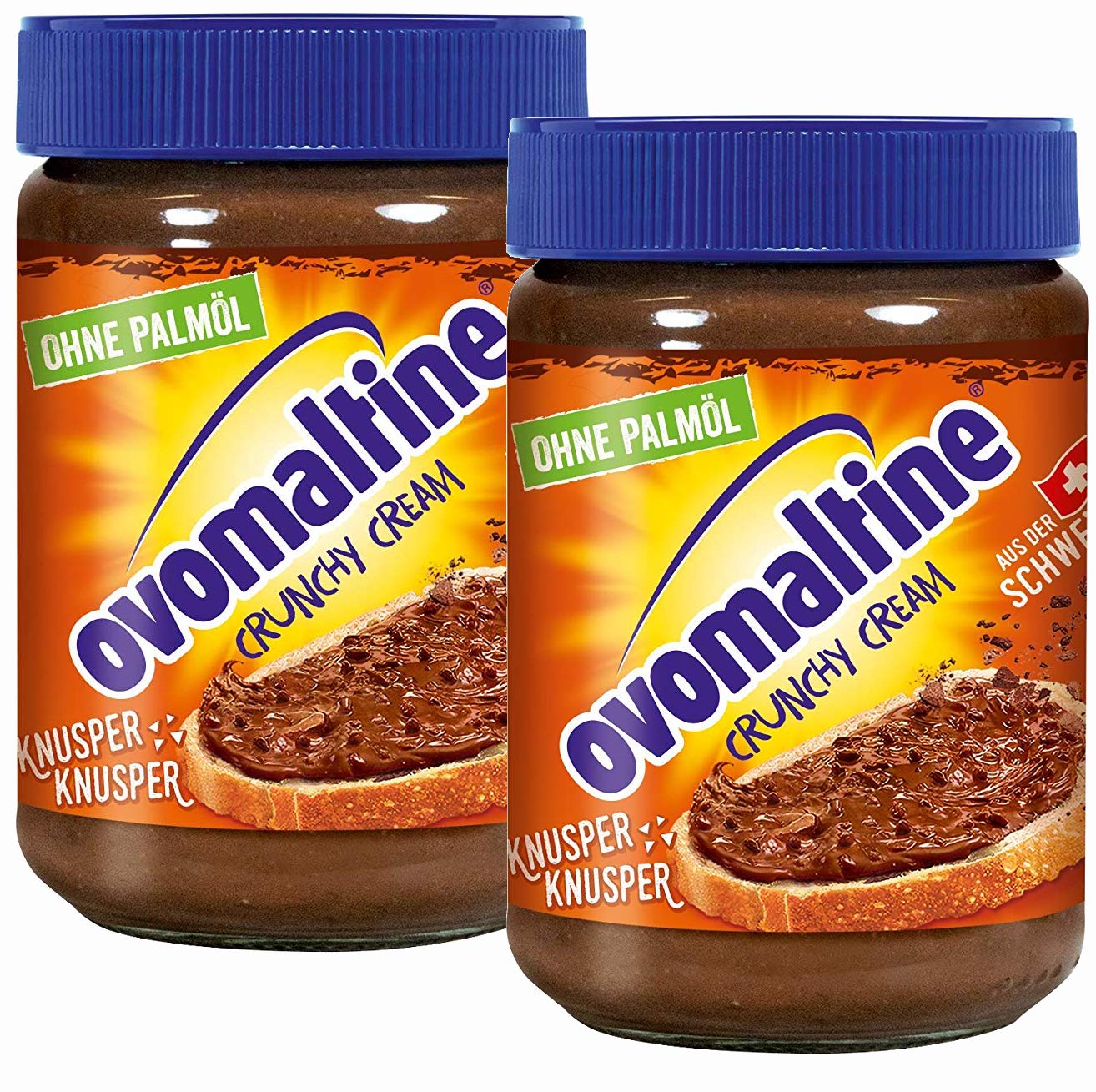 Ovomaltine Crunchy Cream Bread Spread 380 g 2 x
