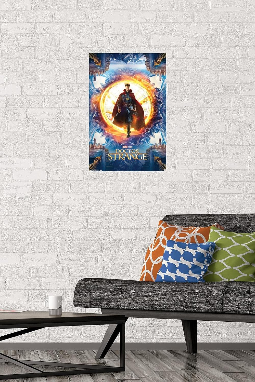 Trends International Marvel Cinematic Universe - Doctor Strange - Portal Wall Poster, 22.375" x 34", Black Framed Version