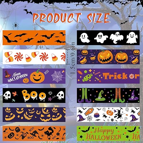 Miniatura 9 de SANNIX 12 rollos de cinta Washi para el día de San Valentín 0591in color rojo y rosa cintas de enmascaramiento de San Valentín decoraciones de