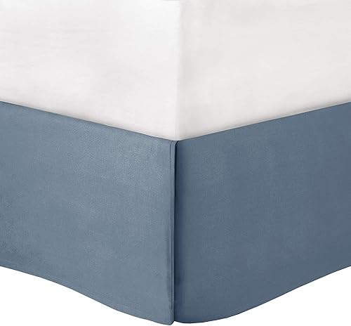 Miniatura 11 de Madison Park Juego de temporada, falda de cama a juego, almohadas decorativas, Queen (90 x 90 pulgadas), Isla, medallón floral azul, 8 piezas