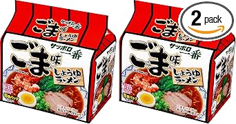 Sapporo Ichiban Sesame Ramen, Pack of 5 x2