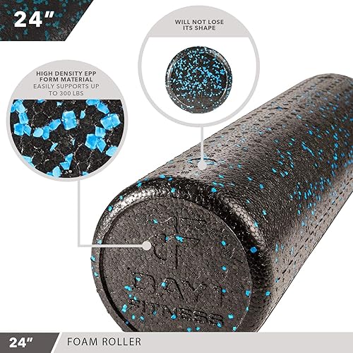 Miniatura 4 de Day 1 Fitness High Density Foam Roller Deep Tissue Muscle Massage & Myofascial Release for Recovery, Physical Therapy, Exercise & Pain Relief