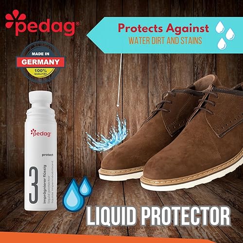 Miniatura 39 de pedag Impermeable, Aerosol German Tech, repelente al agua y a las manchas, protector de gamuza protector de impermeabilización, Claro