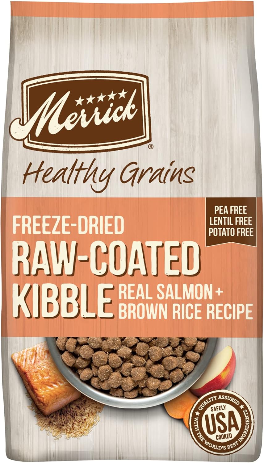 Merrick Healthy Grains Freeze Dried Raw Coated Kibble Dry