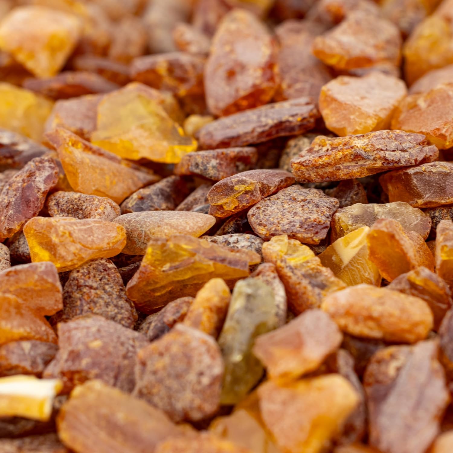 Amber Stones Polished and Raw 100% Natural Baltic Chips Resin Ambar Piedra for DIY Crafting Jewelry and Beading Loose Beads (No Holes) - Amber Culture