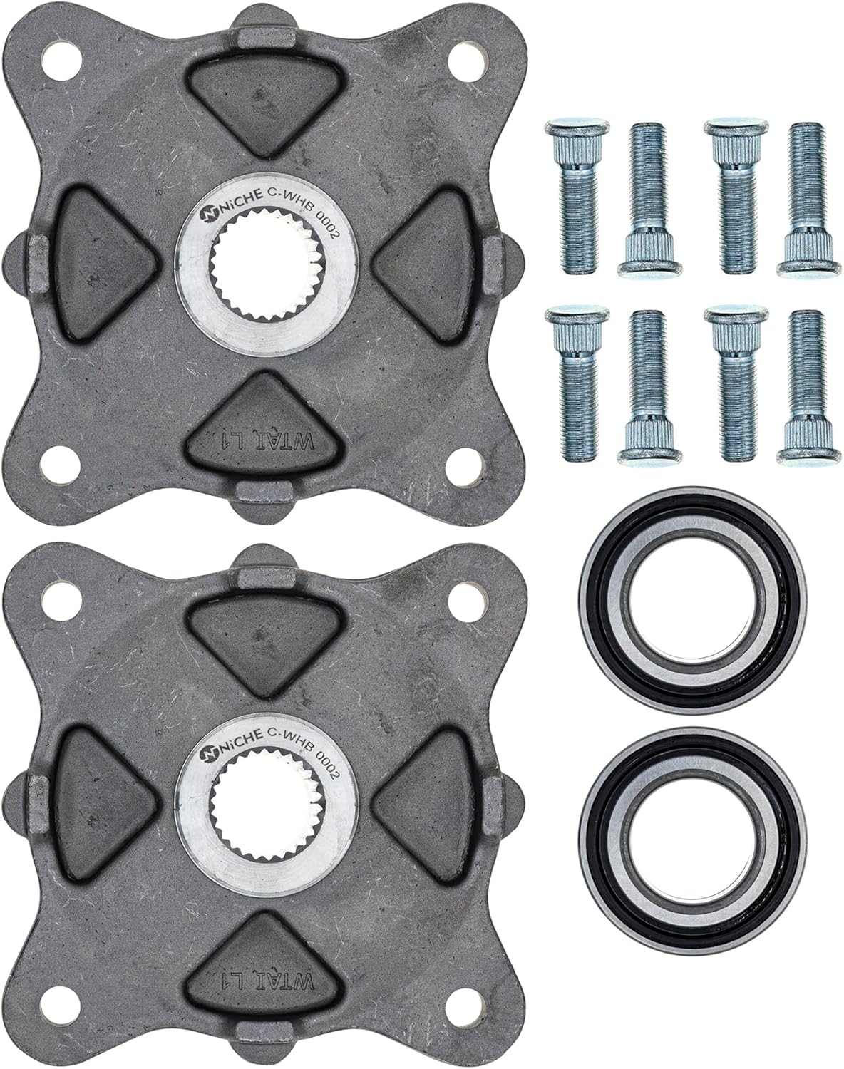 NICHE Rear Wheel Hub Kit Set For Polaris Sportsman 700 450 Ranger 570 500 RZR S 4 800 5135113