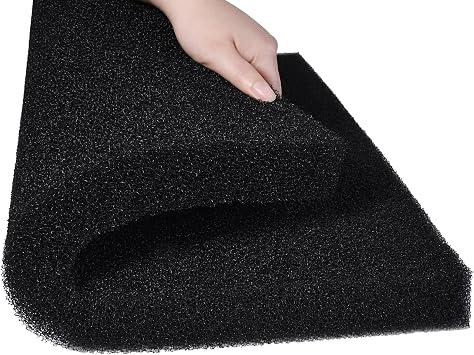 Aquarium Sponge Filter Pad, Bio Filter Media Foam Sponges | Cut-to-Size Foam for Fish Tank 20"x20"x1.57" 20PPI