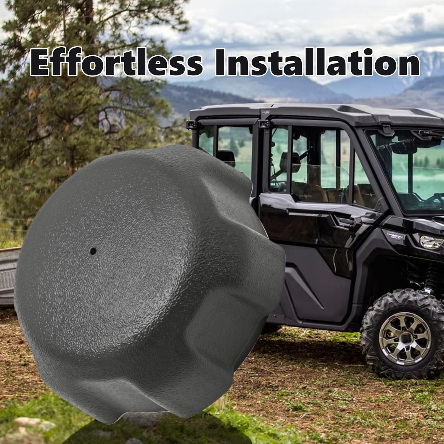 709000868 Aluminum Fuel Tank Cap Gas Cap, Replacement for Can Am SxS Commander 700/1000 All Models 2021-2023, Replacement for Can Am Defender All Models 2018-2023