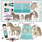 Kit à coudre pour les enfants débutants (âge 14+) ✦ DIY Artisanat pour les filles & Hommes ✦ Couper & Coudre la sirène de panneau de tissu (Tales sous-marines)