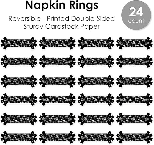 Miniatura 5 de Big Dot of Happiness Masquerade - Servilleteros de papel para fiesta de máscara veneciana - Servilleteros - Juego de 24