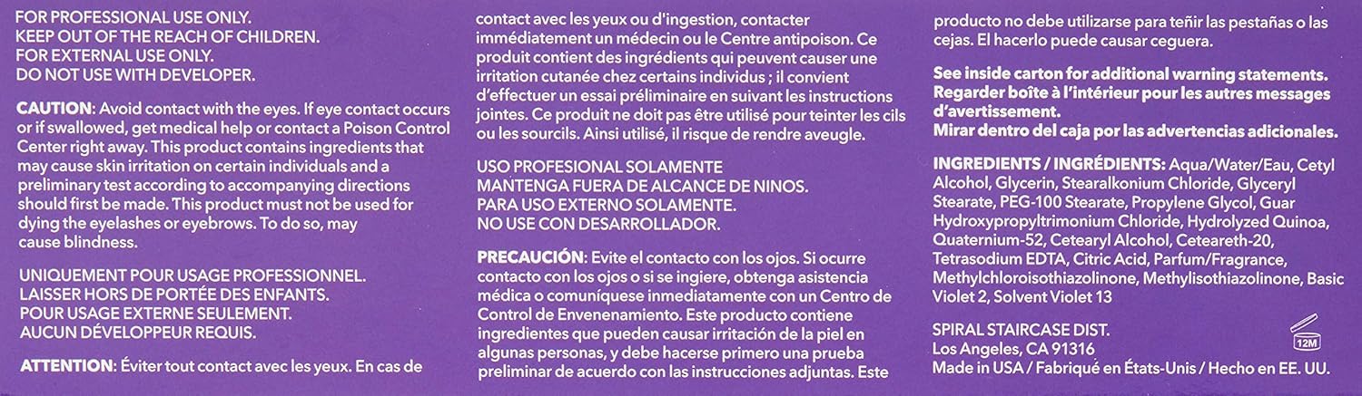 Pulp Riot Semi-Permanent Hair Color for Unisex, Jam Violet, 4 Ounce - Image 3