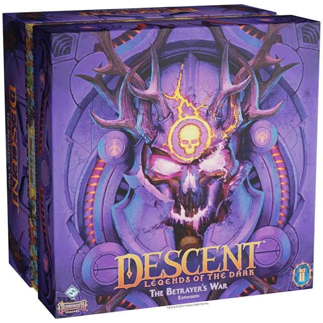 Fantasy Flight Games - Descent: Leyendas de las tinieblas, expansión La guerra del traidor, juego…